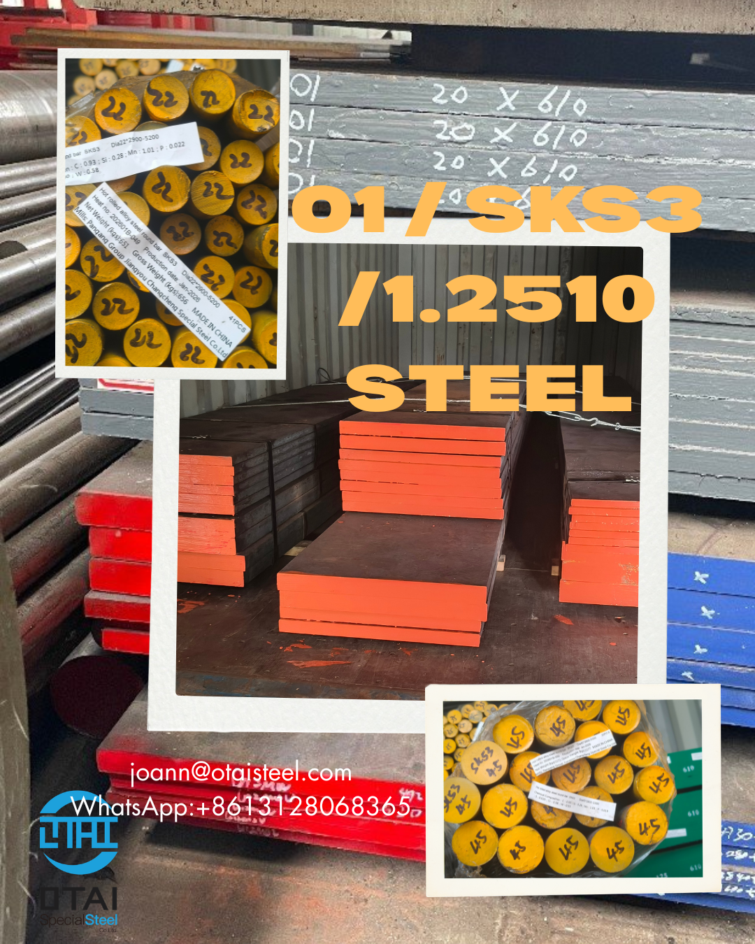 O1 Tool Steel | 1.2510 | 100MnCrW4 | SKS3